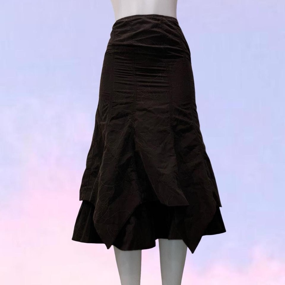 Vintage 90s y2k French boho midi skirt PROMOD